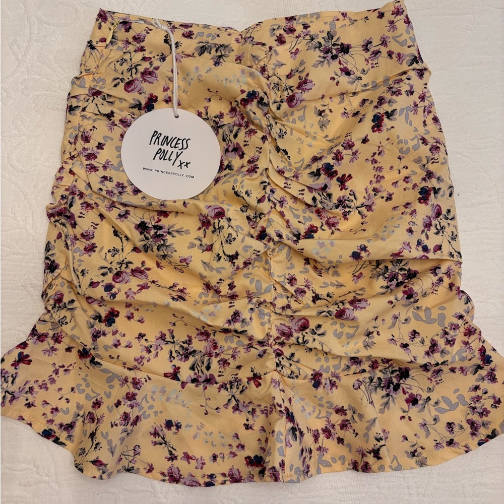 Princess Polly Purple Red Bubble Mini Skirt